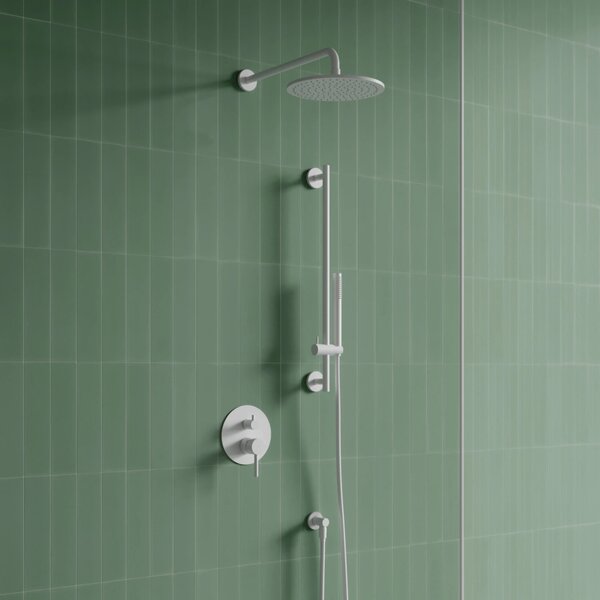 Set de dus incastrat Omnires Y, alb mat