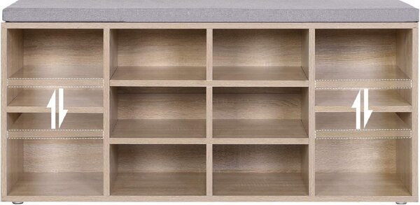 Pantofar Vasagle, Oak, LHS10NL, 104 x 30 x 48 cm