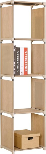 Biblioteca METRO, bej, otel, 105x29x142 cm
