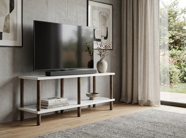 Masuta TV SOLE 90 cm, alba