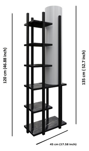 Lampadar Moda Dor - OSM Negru/Alb