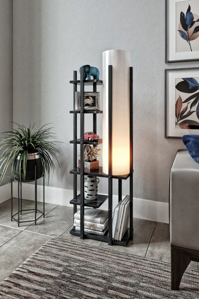 Lampadar Moda Dor - OSM Negru/Alb