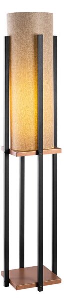 Lampadar 7128 - Black, Copper Negru Aramiu