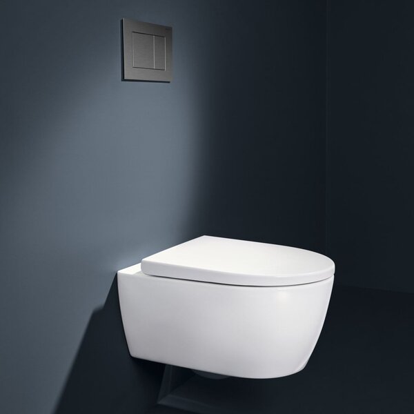 Geberit iCon vas wc cu capac soft-close agăţat fără margine cu spălare turbionară alb lucios 503.048.00.8