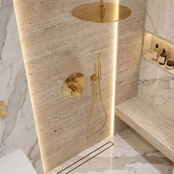 Set de dus incastrat Rea Venti Gold + BOX