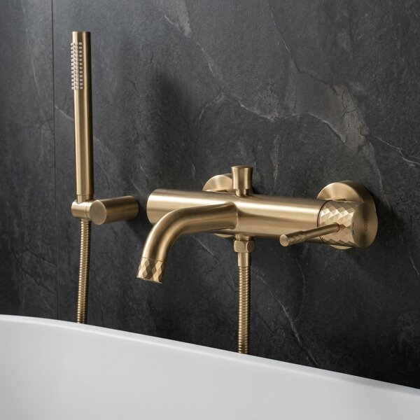 Baterie pentru cada Rea Lungo Diamond Brush Gold