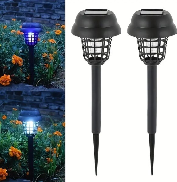 Set 4 x Lampa solara antitantari cu lumina UV