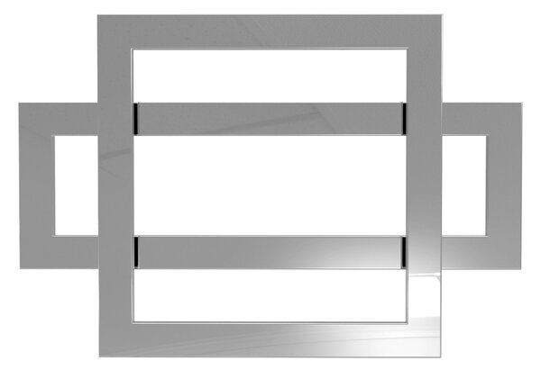 Calorifer decorativ cromat 900/600 mm COMBI (include kit de instalare)