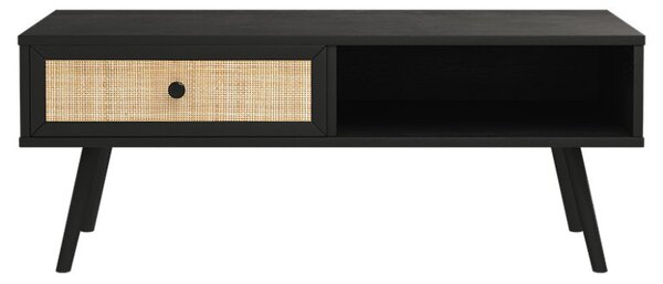 Masuta de Cafea Oslo Negru-Natural 110x59x41,5cm