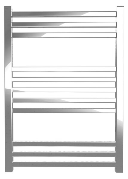 Calorifer baie portprosop decorativ drept cromat 500/700 mm QUEBIS (include kit de instalare)