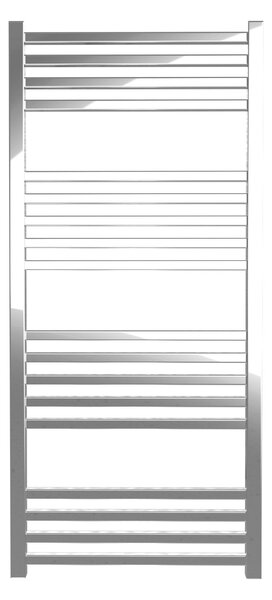 Calorifer baie portprosop decorativ cromat 500/1100 mm QUEBIS (include kit de instalare)