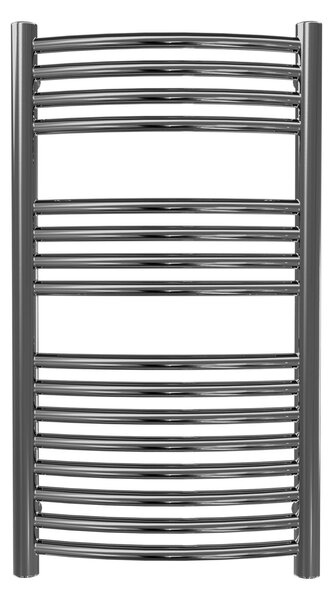 Calorifer baie portprosop decorativ inox 450/800 mm PREMIER XL ROUND (include kit de instalare)