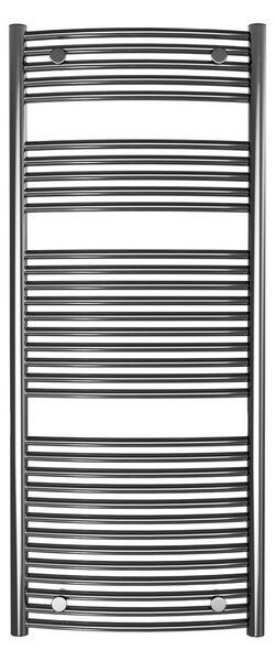 Calorifer baie portprosop decorativ cromat 500/1193 mm SUNNY ROUND (include kit de instalare)