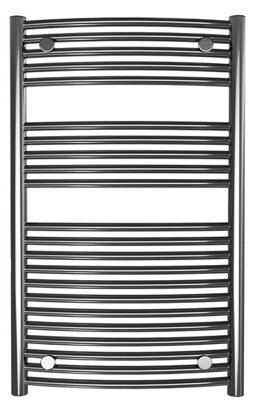 Calorifer baie portprosop decorativ cromat 500/800 mm SUNNY ROUND (include kit de instalare)