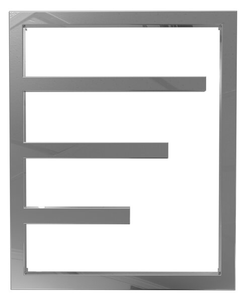 Calorifer baie portprosop decorativ cromat 600/740 mm BOKA (include kit de instalare)