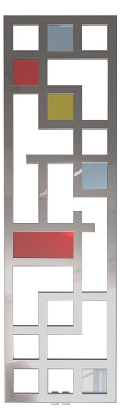 Calorifer decorativ inox 490/1690 mm MAZE GLASS (include kit de instalare)