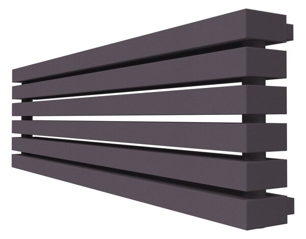 Calorifer decorativ colorat 1300/375 mm CENTO 15 H (include kit de instalare)-RAL 4007 TEXT