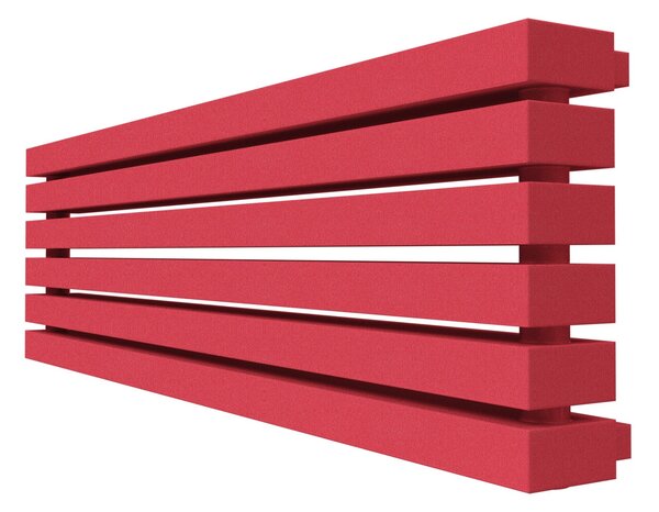 Calorifer decorativ colorat 1300/375 mm CENTO 15 H (include kit de instalare)-RAL 3018 TEXT