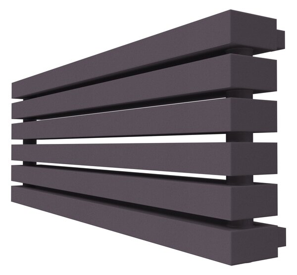 Calorifer decorativ colorat 1000/375 mm CENTO 15 H (include kit de instalare)-RAL 4007 TEXT