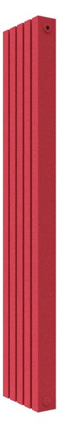 Calorifer decorativ colorat 310/1800 mm CENTO 15 (include kit de instalare)-RAL 3018 TEXT