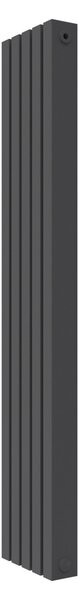 Calorifer decorativ colorat 310/1800 mm CENTO 15 (include kit de instalare)-RAL 9005 MAT