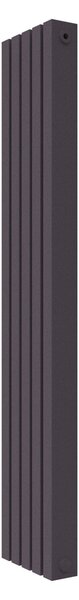 Calorifer decorativ colorat 310/1800 mm CENTO 15 (include kit de instalare)-RAL 4007 TEXT