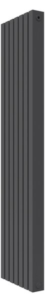 Calorifer decorativ colorat 440/2000 mm CENTO 15 (include kit de instalare)-RAL 9005 MAT