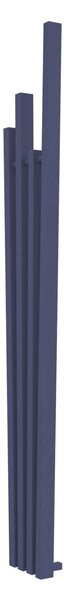 Calorifer decorativ colorat 285/1800 mm FAN (include kit de instalare)-RAL 5003 SOFT TEXT