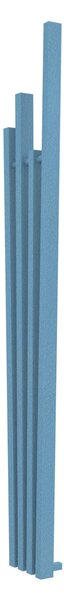 Calorifer decorativ colorat 285/1800 mm FAN (include kit de instalare)-RAL 5024 TEXT