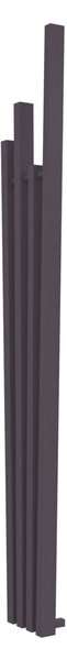 Calorifer decorativ colorat 285/1800 mm FAN (include kit de instalare)-RAL 4007 TEXT