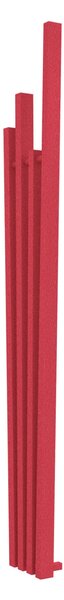 Calorifer decorativ colorat 285/1800 mm FAN (include kit de instalare)-RAL 3018 TEXT