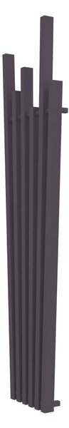 Calorifer decorativ colorat 451/1800 mm FAN (include kit de instalare)-RAL 4007 TEXT