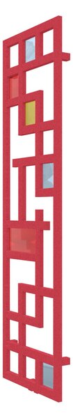 Calorifer decorativ colorat 490/1690 mm MAZE GLASS (include kit de instalare)-RAL 3018 TEXT