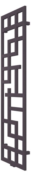 Calorifer decorativ colorat 490/1690 mm MAZE (include kit de instalare)-RAL 4007 TEXT