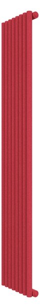 Calorifer decorativ colorat 363/1800 mm MEGA MONOTUBO (include kit de instalare)-RAL 3018 TEXT