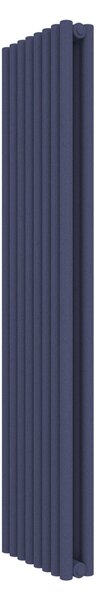 Calorifer decorativ colorat 363/1500 mm MEGA BITUBO (include kit de instalare)-RAL 5003 SOFT TEXT