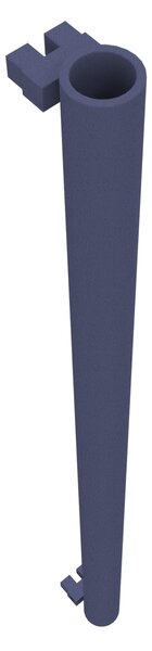 Calorifer decorativ colorat 89/800 mm MEGA BURLANI (include kit de instalare)-RAL 5003 SOFT TEXT