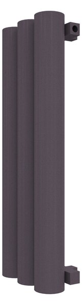 Calorifer decorativ colorat 287/800 mm MEGA BURLANI (include kit de instalare)-RAL 4007 TEXT