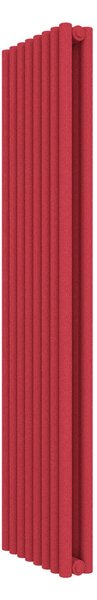 Calorifer decorativ colorat 363/1500 mm MEGA BITUBO (include kit de instalare)-RAL 3018 TEXT