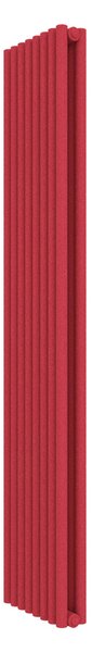 Calorifer decorativ colorat 363/1800 mm MEGA BITUBO (include kit de instalare)-RAL 3018 TEXT