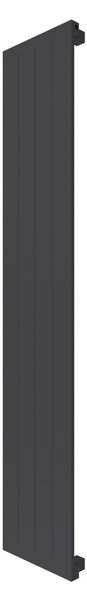 Calorifer decorativ colorat 280/1500 mm NOVA (include kit de instalare)-RAL 9005 MAT