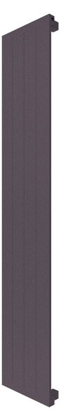 Calorifer decorativ colorat 280/1500 mm NOVA (include kit de instalare)-RAL 4007 TEXT