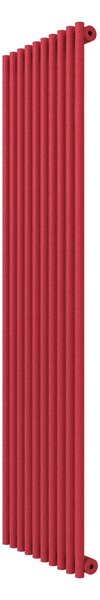 Calorifer decorativ colorat 453/1500 mm SLIM MONOTUBO (include kit de instalare)-RAL 3018 TEXT