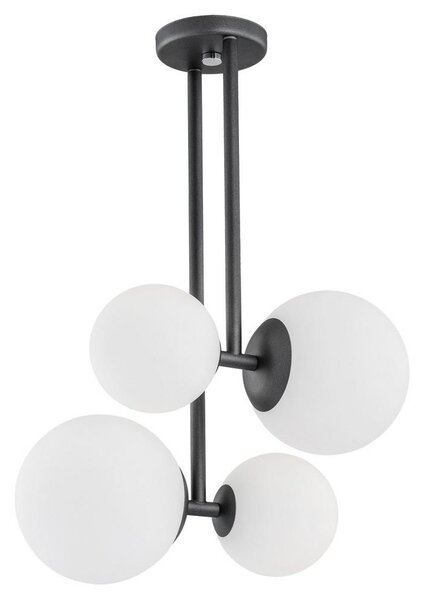 Lustră pe tijă ASPEN 4xE27/15W/230V antracit Argon 1645
