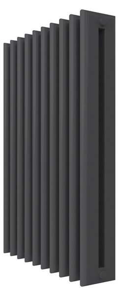 Calorifer decorativ colorat 435/800 mm TOSCA 15 (include kit de instalare)-RAL 9005 MAT