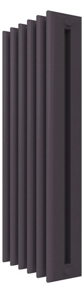 Calorifer decorativ colorat 280/800 mm TOSCA 20 (include kit de instalare)-RAL 4007 TEXT