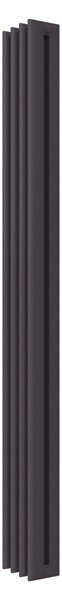 Calorifer decorativ colorat 165/1500 mm TOSCA 15 (include kit de instalare)-RAL 4007 TEXT