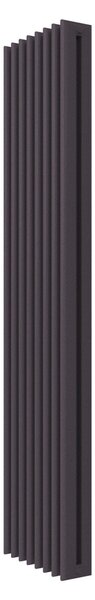 Calorifer decorativ colorat 345/1500 mm TOSCA 15 (include kit de instalare)-RAL 4007 TEXT