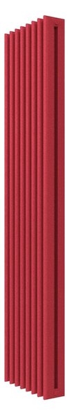 Calorifer decorativ colorat 345/1500 mm TOSCA 15 (include kit de instalare)-RAL 3018 TEXT