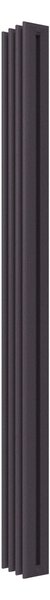 Calorifer decorativ colorat 165/1800 mm TOSCA 15 (include kit de instalare)-RAL 4007 TEXT